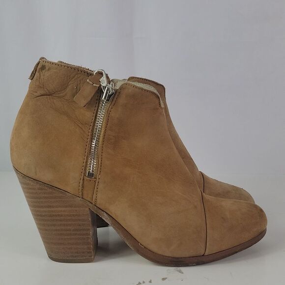 Rag & Bone Neutrals Suede Women's Ankle Boots - Picture 2 of 15